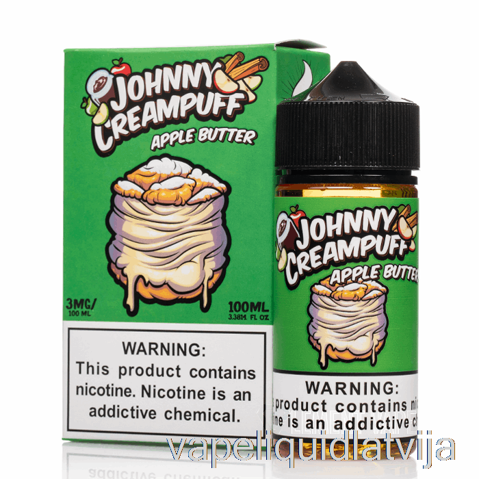 ābolu Sviests - Johnny Creampuff - 100ml 6mg Vape šķidrums